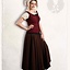 Bodice Ursula, Bourgogne, ull - Celtic Webmerchant