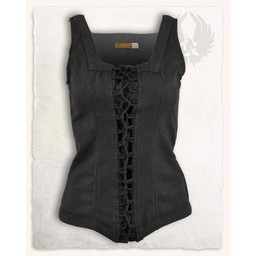 Bodice Ursula, cotton, black - Celtic Webmerchant