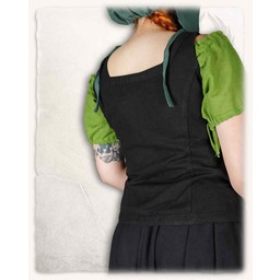 Bodice Ursula, cotton, black - Celtic Webmerchant