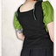 Bodice Ursula, cotton, black - Celtic Webmerchant