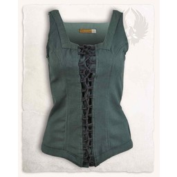 Bodice Ursula, bomuld, grøn - Celtic Webmerchant