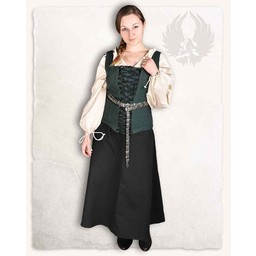 Bodice Ursula, cotton, green - Celtic Webmerchant