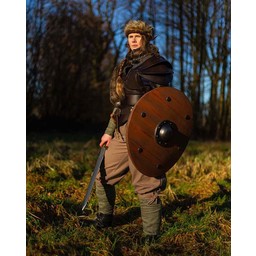 Armure Corset Scarlett, cuir marron - Celtic Webmerchant