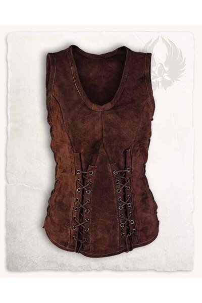 Gorset Sarina, brązowy kolor - Celtic Webmerchant