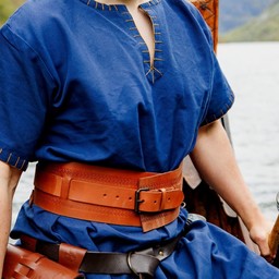 Cinturón vikingo Sigrid, marrón claro - Celtic Webmerchant