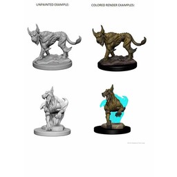 Dungeons and Dragons: Nolzur’s Marvelous Miniatures - Blink Dogs - Celtic Webmerchant