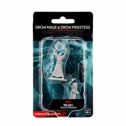 Dungeons and Dragons: Nolzur's Marvelous Miniatures - Drow Mage and Drow Priestess - Celtic Webmerchant