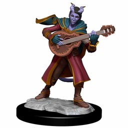 Dungeons and Dragons: Nolzur's Marvelous Minatures - Tiefling Bard Female - Celtic Webmerchant