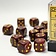 Chessex Set of 12 D6 dice, Speckled, Mercury - Celtic Webmerchant