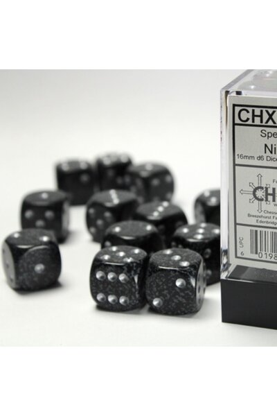 Set di 12 dadi D6, Macchiato, Ninja - Celtic Webmerchant