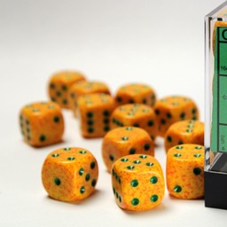 Set de 12 dados D6, Moteado, Lotus - Celtic Webmerchant