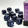 Chessex Set of 12 D6 dice, Speckled, Cobalt - Celtic Webmerchant