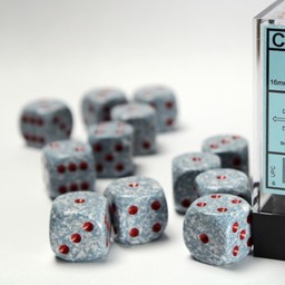 Set of 12 D6 dice, Speckled, Air - Celtic Webmerchant