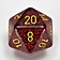 Chessex D20 dados, moteados, mercurio, 34 mm - Celtic Webmerchant