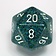 Chessex D20 dice, Speckled, Sea, 34 mm - Celtic Webmerchant