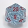 Chessex D20 dados, moteados, aire, 34 mm - Celtic Webmerchant