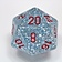 Chessex D20 dice, Speckled, Air, 34 mm - Celtic Webmerchant