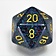 Chessex Dadi D20, macchie, crepuscolo, 34 mm - Celtic Webmerchant