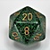 Chessex D20 dados, moteados, dorado reconoce, 34 mm - Celtic Webmerchant