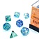 Chessex Polyhedral 7 Dice Set, Nebula, Oceanic / Gold, Luminary - Celtic Webmerchant