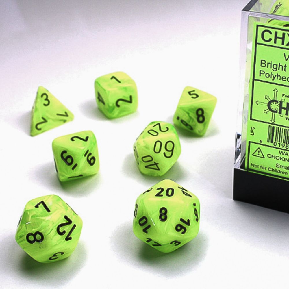 SIQUK 7-Die Jeu De Dés En Métal Polyédrique Noir Brillant Peint Et SIQUK 7-Die Jeu De Dés En Métal Polyédrique Noir Brillant Peint Et