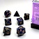 Chessex 7 dobbelstenen, Polyhedral, Speckled, Golden Cobalt - Celtic Webmerchant