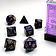 Chessex Polyhedral 7 dice set, Speckled, Golden Cobalt - Celtic Webmerchant