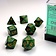 Chessex Polyhedral 7 Dice Set, Speckled, Golden Recon - Celtic Webmerchant