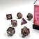 Chessex Ensemble de dés polyédrique translucide 7, fumée / rouge - Celtic Webmerchant