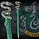 Noble Collection Harry Potter: penna placcata in argento Serpeverde - Celtic Webmerchant