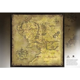 Puzzle del Signore degli Anelli: Mappa della Terra di Mezzo - Celtic Webmerchant