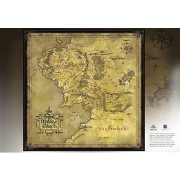 Puzzle du seigneur des anneaux: carte de la terre du milieu - Celtic Webmerchant