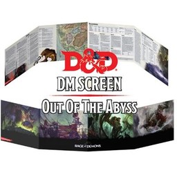 D&D Out of the Abyss DM Screen - Celtic Webmerchant