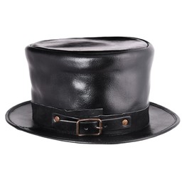 Sombrero de cuero negro - Celtic Webmerchant