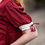 Robe d'été médiéval Denise, naturel rouge - Celtic Webmerchant