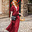 Vestido de verano medieval Denise, Naturel rojo - Celtic Webmerchant