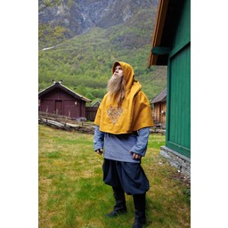 Viking Chaperon Bjomolf, jaune moutarde - Celtic Webmerchant