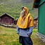 Viking chaperon Bjomolf, mustard yellow - Celtic Webmerchant