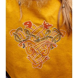 Viking chaperon Bjomolf, mustard yellow - Celtic Webmerchant