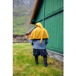 Viking Chaperon Bjomolf, jaune moutarde - Celtic Webmerchant