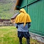 Viking chaperon Bjomolf, mustard yellow - Celtic Webmerchant