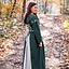 Robe médiévale Larina, naturel vert - Celtic Webmerchant