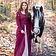 Leonardo Carbone Medieval dress Larina, red natural - Celtic Webmerchant