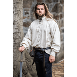 Camisa medieval dagwin, crema - Celtic Webmerchant