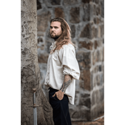 Medieval shirt Dagwin, cream - Celtic Webmerchant