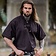 Leonardo Carbone Middeleeuws hemd met korte mouwen, bruin - Celtic Webmerchant