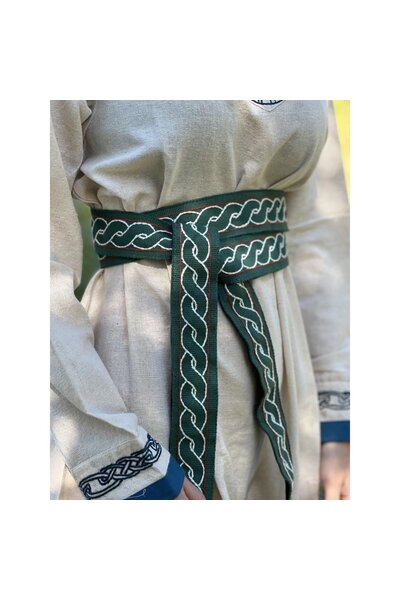 Cintura vichinga Elina, verde - Celtic Webmerchant