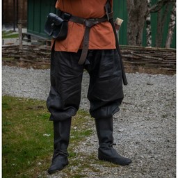 Pantalon viking en lin odin, noir - Celtic Webmerchant