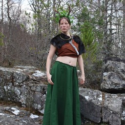 Ledertop Jetta, dunkelbraun - Celtic Webmerchant