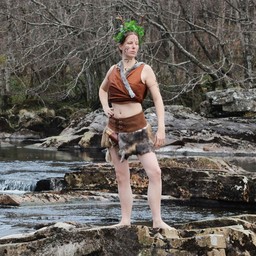 falda de piel Karya, marrón - Celtic Webmerchant